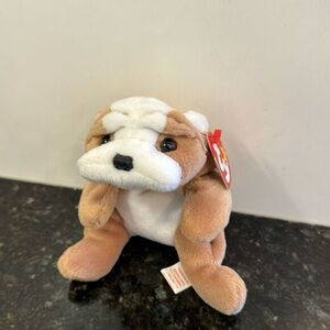Ty Beanie Babies Wrinkles The Dog 1996 With Tags